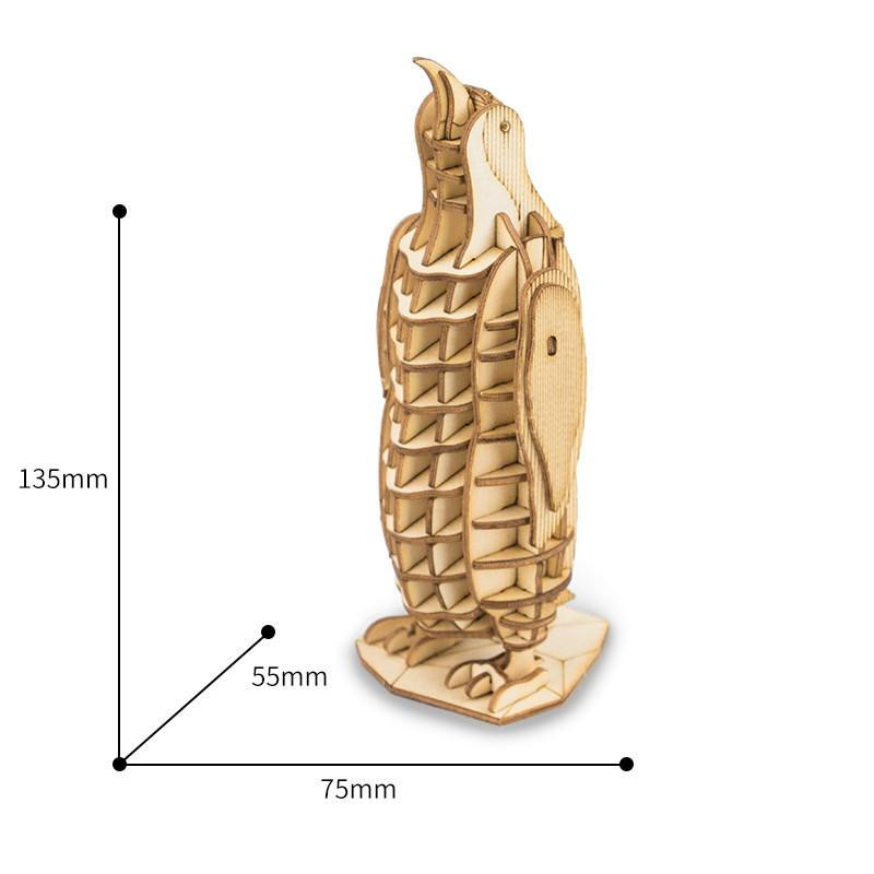 Pinguin - 3D Holz Puzzle