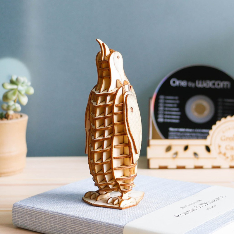 Pinguin - 3D Holz Puzzle