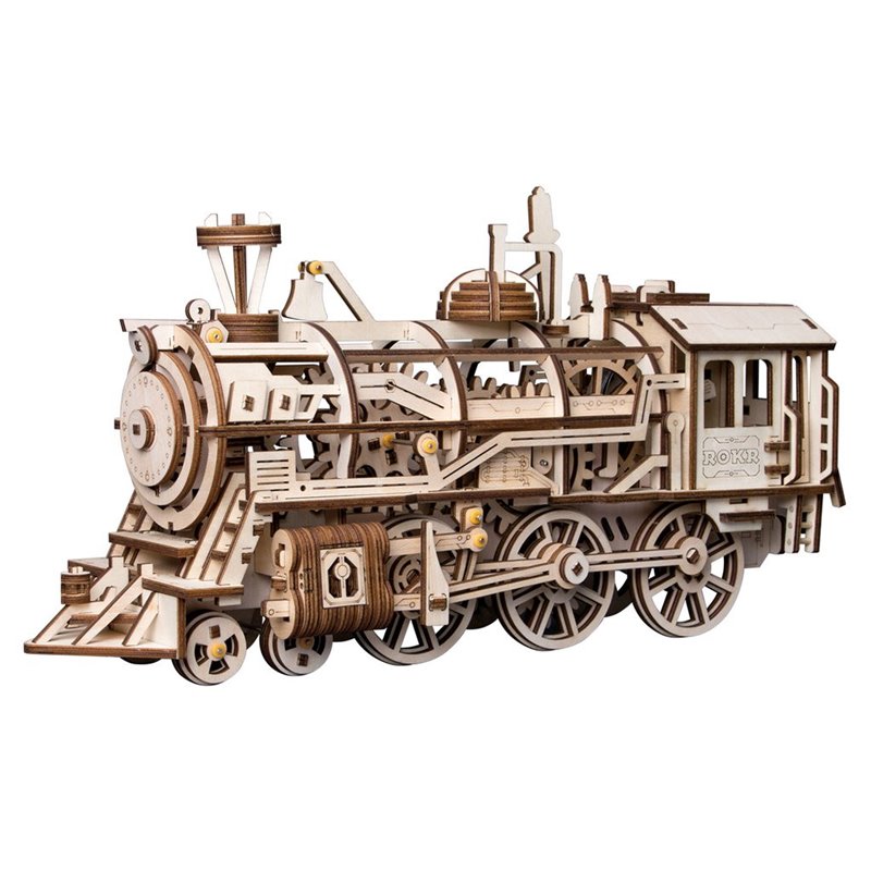 Lokomotive - 3D Holz Puzzle