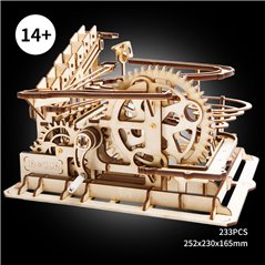 Kugelbahn Wasserfall - 3D Holz Puzzle