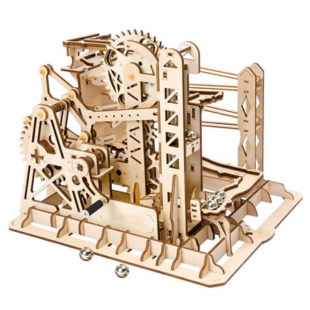 Kugelbahn Lift - 3D Holzmodell Puzzle