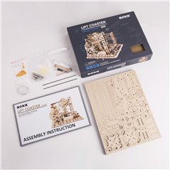 Kugelbahn Lift - 3D Holz Puzzle