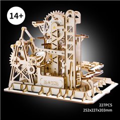 Kugelbahn Tower - 3D Holz Puzzle
