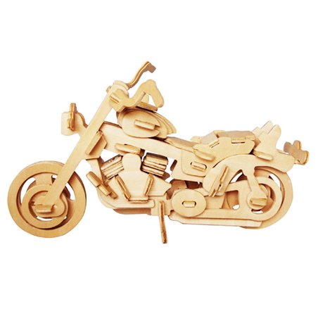 Motorrad I - 3D Holzmodell Puzzle