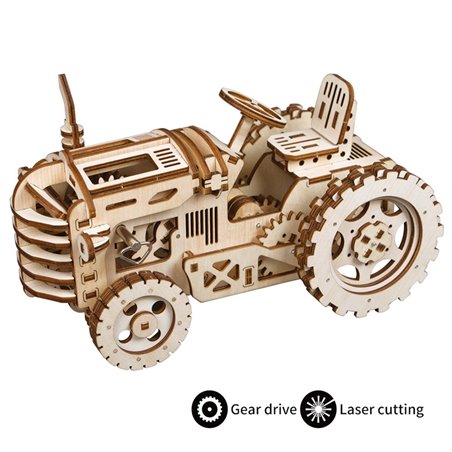 ROKR Traktor - 3D Holzmodell Puzzle