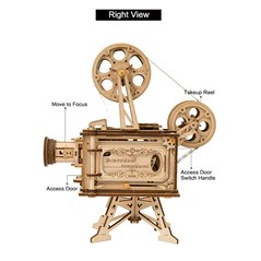 Klassische Film Kamera - 3D Holz Puzzle