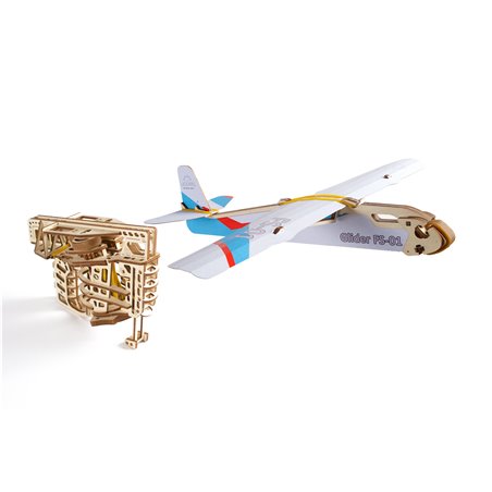 ugears Flugzeugstarter - 3D Holzmodell Puzzle