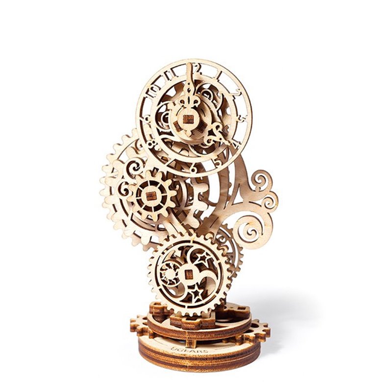 ugears Steampunk Uhr - 3D Holzmodell Puzzle