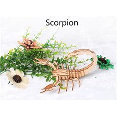 Skorpion - 3D Holz Puzzle