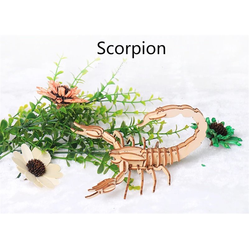 Skorpion - 3D Holz Puzzle