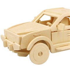 Pick-Up Truck - 3D Holz Puzzle