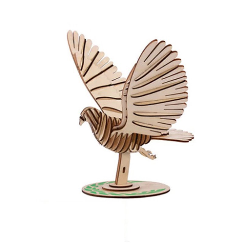 Fliegender Vogel - 3D Holzmodell Puzzle