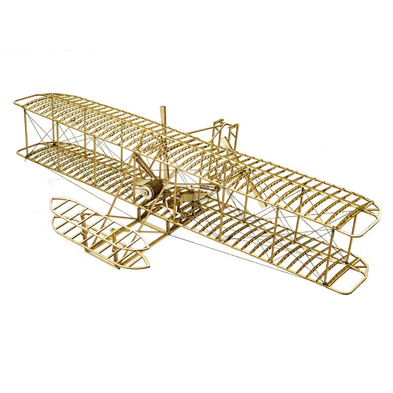 Flugzeug Modell Gebrüder Wright Flyer 1 - 3D Holzmodell Puzzle