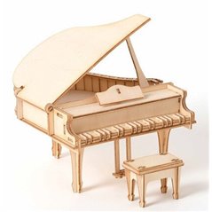 Klavier II - 3D Holz Puzzle