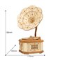 Grammophon - 3D Holzmodell Puzzle